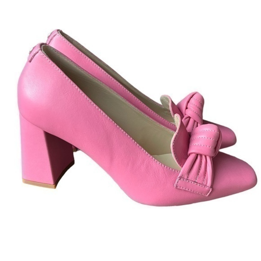 Girotti Milano pink elegant block heels size 37/6.5US.